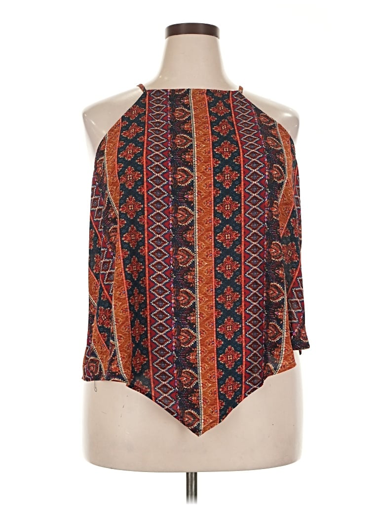 Pre-owned Daytrip Sleeveless Blouse In Orange