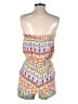 Angie Print White Yellow Romper Size XXS (estimated) - photo 2