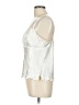 AB Studio 100% Polyester Silver Ivory Sleeveless Blouse Size L - photo 5