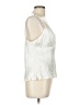 AB Studio 100% Polyester Silver Ivory Sleeveless Blouse Size L - photo 4
