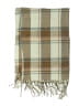 Unbranded Plaid Brown Scarf One size - photo 1