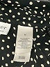 Villager 100% Polyester Polka Dots Black Long Sleeve Blouse Size M - photo 8