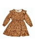 Unbranded 100% Polyester Paisley Brown Dress Size 3 - 4 - photo 1