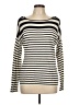 Ann Taylor LOFT Stripes Ivory Pullover Sweater Size L - photo 1