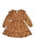 Unbranded 100% Polyester Paisley Brown Dress Size 3 - 4 - photo 2