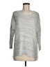 a.n.a. A New Approach Metallic Silver Pullover Sweater Size M - photo 1