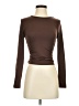 Shein Brown Long Sleeve T-Shirt Size 2 - photo 1