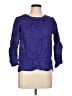 J.Crew Purple 3/4 Sleeve Blouse Size 12 - photo 1