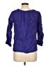 J.Crew Purple 3/4 Sleeve Blouse Size 12 - photo 2