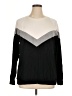 Threads 4 Thought Chevron-herringbone Black Pullover Sweater Size 1X - photo 1