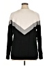 Threads 4 Thought Chevron-herringbone Black Pullover Sweater Size 1X - photo 2