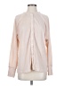 All The Ways Solid Pink Ivory Long Sleeve Blouse Size S - photo 1