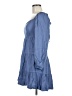 Assorted Brands 100% Rayon Blue Casual Dress Size M - photo 5