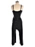 Kaileigh 100% Polyester Stripes Black Jumpsuit Size S - photo 2