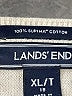 Lands' End 100% Supima Cotton Silver Pullover Sweater Size XL - photo 6