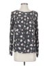 Ann Taylor LOFT 100% Rayon Floral Gray Long Sleeve Blouse Size XS - photo 1