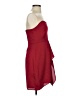Express 100% Polyester Solid Burgundy Cocktail Dress Size 4 - photo 4