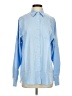 Shein 100% Polyester Color Block Blue Long Sleeve Blouse Size XS - photo 1