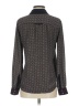 Ann Taylor LOFT 100% Polyester Tweed Black Long Sleeve Blouse Size XS - photo 2