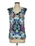 Leifsdottir 100% Silk Blue Sleeveless Silk Top Size 4 - photo 1