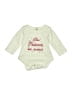 Unbranded Ivory Long Sleeve Onesie Size 70 cm / US 6-9 MO - photo 1