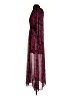 LDT 100% Polyester Paisley Burgundy Purple Cocktail Dress Size 4 - photo 5
