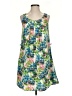 Hello Miss 100% Polyester Print Green Casual Dress Size S - photo 1