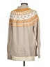 Tahari Chevron-herringbone Tan Pullover Sweater Size S - photo 2
