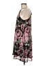 MTS 100% Polyester Floral Black Burgundy Casual Dress Size M - photo 5