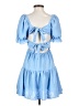 Shein 100% Polyester Blue Casual Dress Size 2 - photo 2