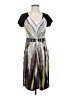 BCBGMAXAZRIA Graphic Gray Cocktail Dress Size S - photo 1