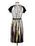 BCBGMAXAZRIA Graphic Gray Cocktail Dress Size S - photo 2