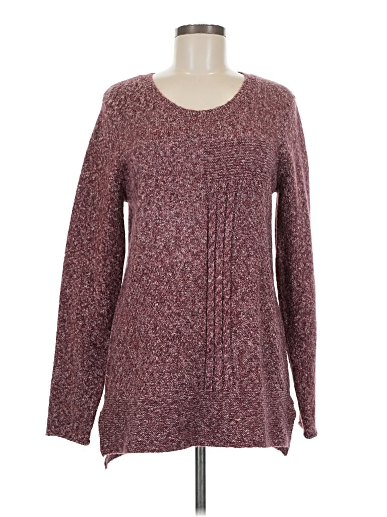 Pre-owned Prana Pullover Sweater In Burgundy