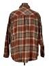 Umgee 100% Polyester Plaid Brown Long Sleeve Blouse Size XL - photo 2