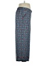 Max Studio 100% Polyester Print Blue Casual Pants Size 36 waist (estimated) - photo 4