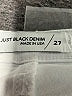 Just Black White Jeans Size 27 waist - photo 7
