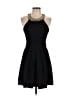 Alya 100% Polyester Solid Black Cocktail Dress Size 1 - photo 1