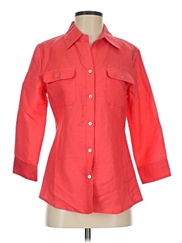 Appraisal 3/4 Sleeve Button-Down Shirt (view 1)