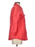 Appraisal Red 3/4 Sleeve Button-Down Shirt Size S - photo 4