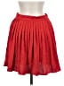 Shein 100% Polyester Solid Red Casual Skirt Size 6 - photo 2