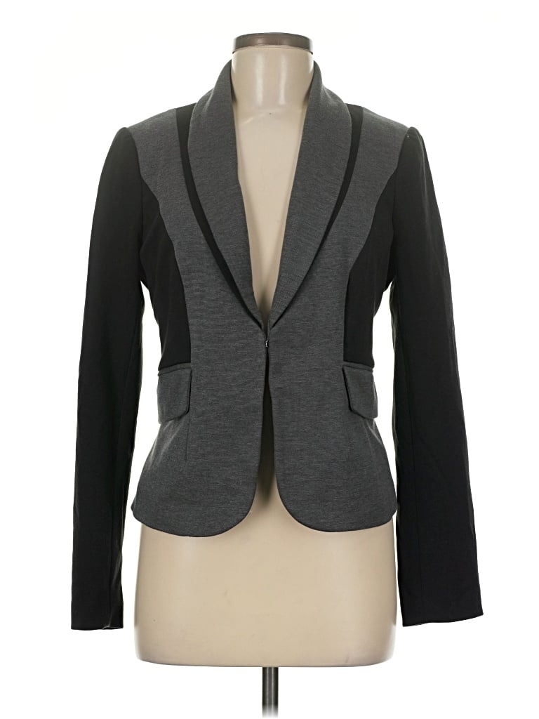 Pre-owned Laundry By Shelli Segal Blazer Jacket In Gray