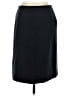 Escada 100% Virgin Wool Solid Black Wool Skirt Size EU 36 / US 6 - photo 1