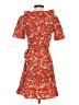 Topshop 100% Polyester Orange Casual Dress Size 2 - photo 2
