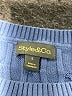 Style&Co 100% Cotton Blue Pullover Sweater Size S - photo 7