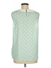Unbranded 100% Polyester Green Sleeveless Blouse Size M (estimated) - photo 2