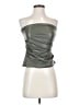 Helmut Lang 100% Polyester Silver Green Tube Top Size S - photo 1