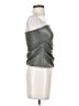 Helmut Lang 100% Polyester Silver Green Tube Top Size S - photo 4