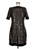 Shein 100% Polyester Tweed Black Cocktail Dress Size 8 - 10 - photo 1