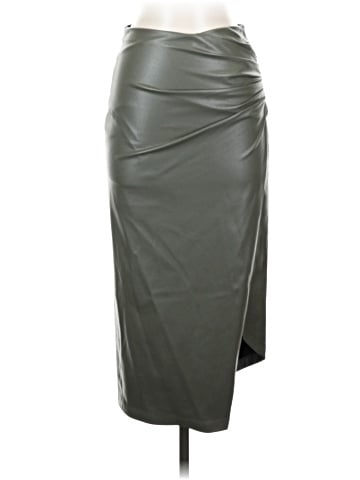 Helmut Lang Faux Leather Skirt (view 1)