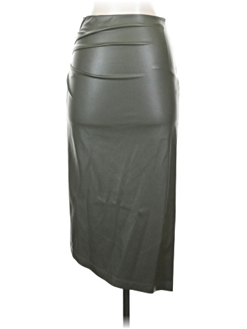 Helmut Lang Faux Leather Skirt (view 2)